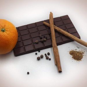 Xocolata negra – Taronja, especies xineses, pebre, canyella